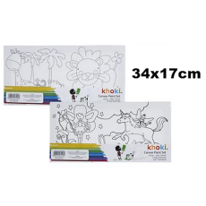 Art & Craft Printed Canvas 34x14cm